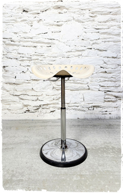 Tabouret Vintage Années 70 Faucheuse par Etienne Fermigier Mirima