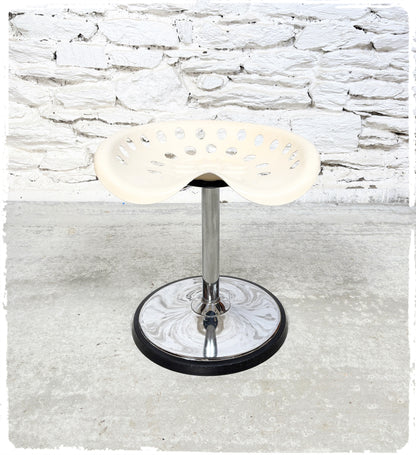 Tabouret Vintage Années 70 Faucheuse par Etienne Fermigier Mirima