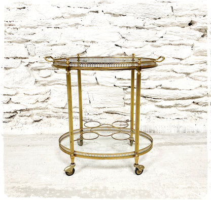 Trolley Desserte Roulante Vintage Style Maison Baguès Jansen