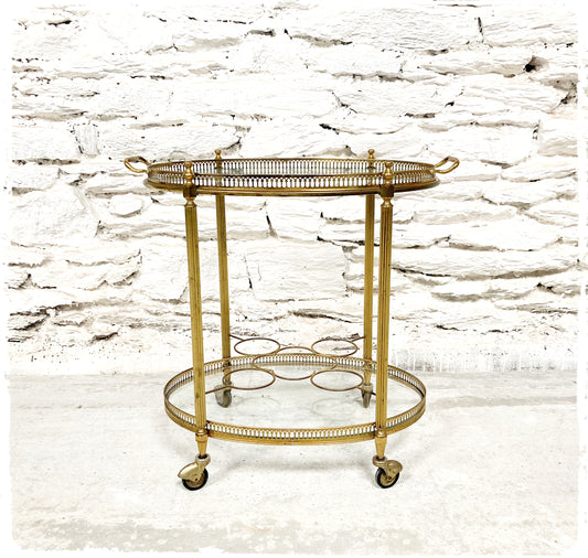 Trolley Desserte Roulante Vintage Style Maison Baguès Jansen