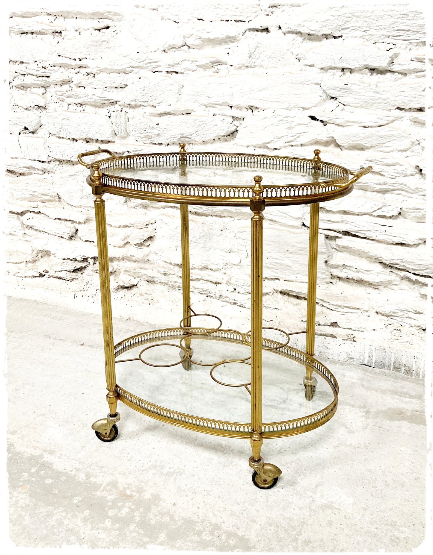 Trolley Desserte Roulante Vintage Style Maison Baguès Jansen