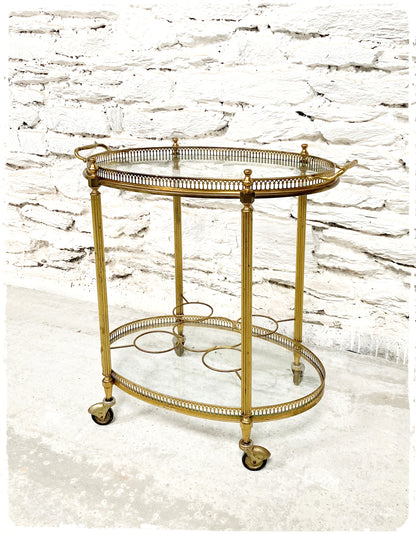 Trolley Desserte Roulante Vintage Style Maison Baguès Jansen