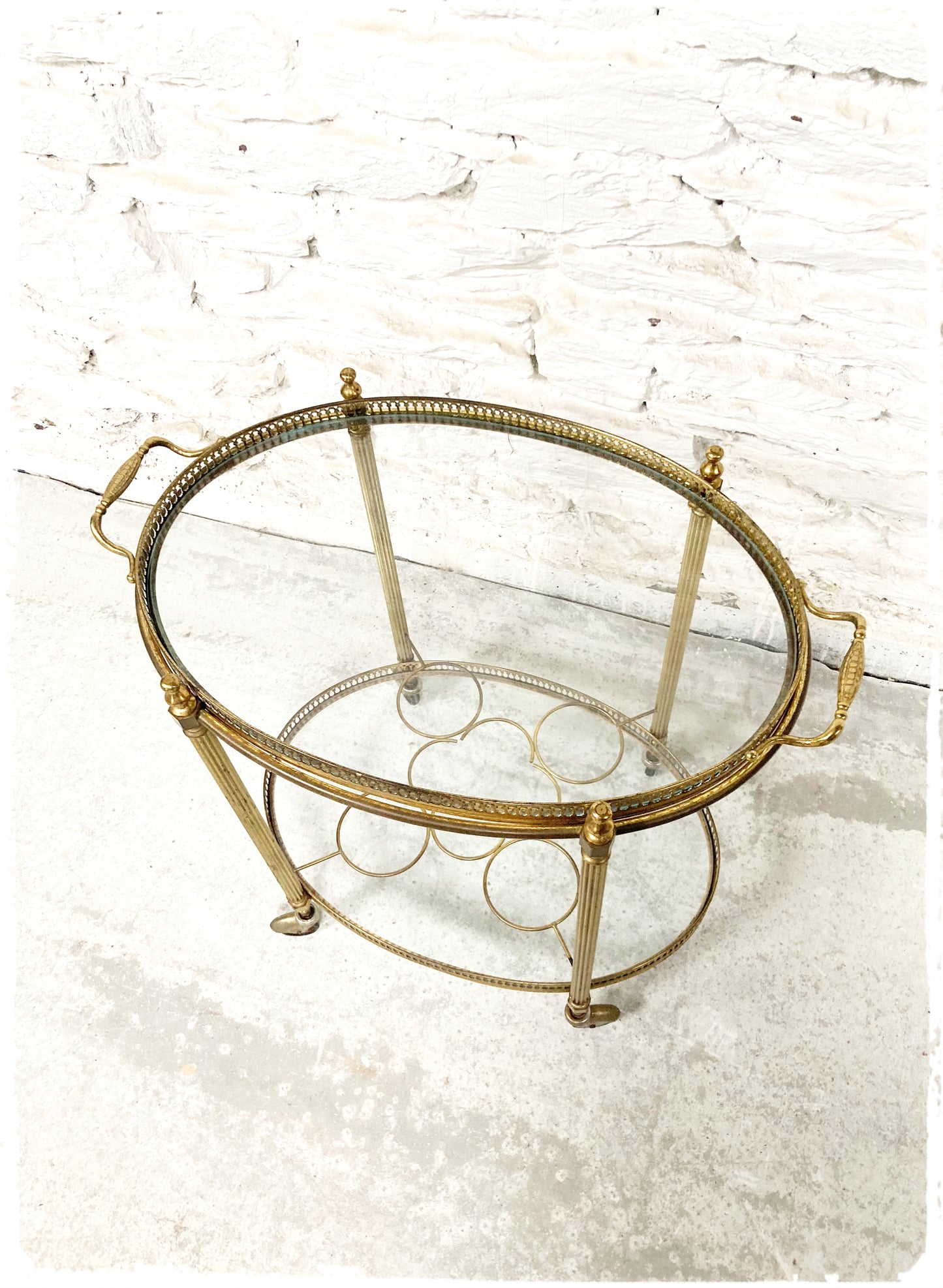 Trolley Desserte Roulante Vintage Style Maison Baguès Jansen