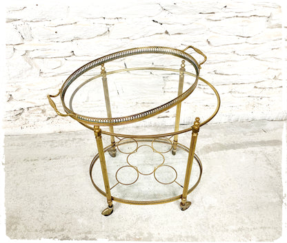 Trolley Desserte Roulante Vintage Style Maison Baguès Jansen