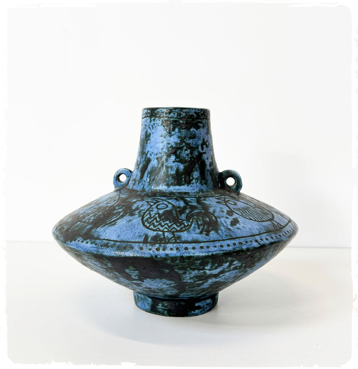 Vase Toupie Forme Libre en Céramique de Jacques BLIN