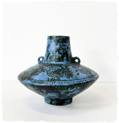 Vase Toupie Forme Libre en Céramique de Jacques BLIN