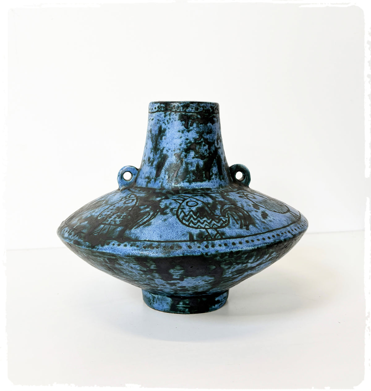 Vase Toupie Forme Libre en Céramique de Jacques BLIN