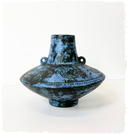 Vase Toupie Forme Libre en Céramique de Jacques BLIN