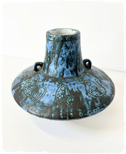 Vase Toupie Forme Libre en Céramique de Jacques BLIN