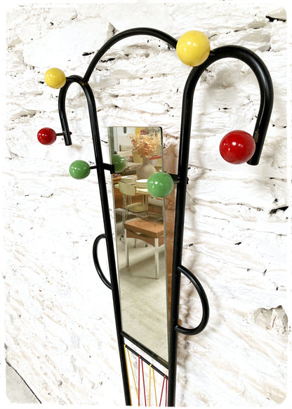Vestiaire Grand Porte Manteaux Mural Vintage Style Roger Feraud