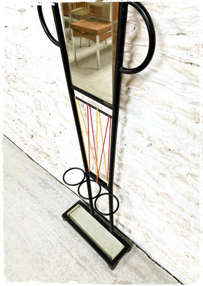 Vestiaire Grand Porte Manteaux Mural Vintage Style Roger Feraud