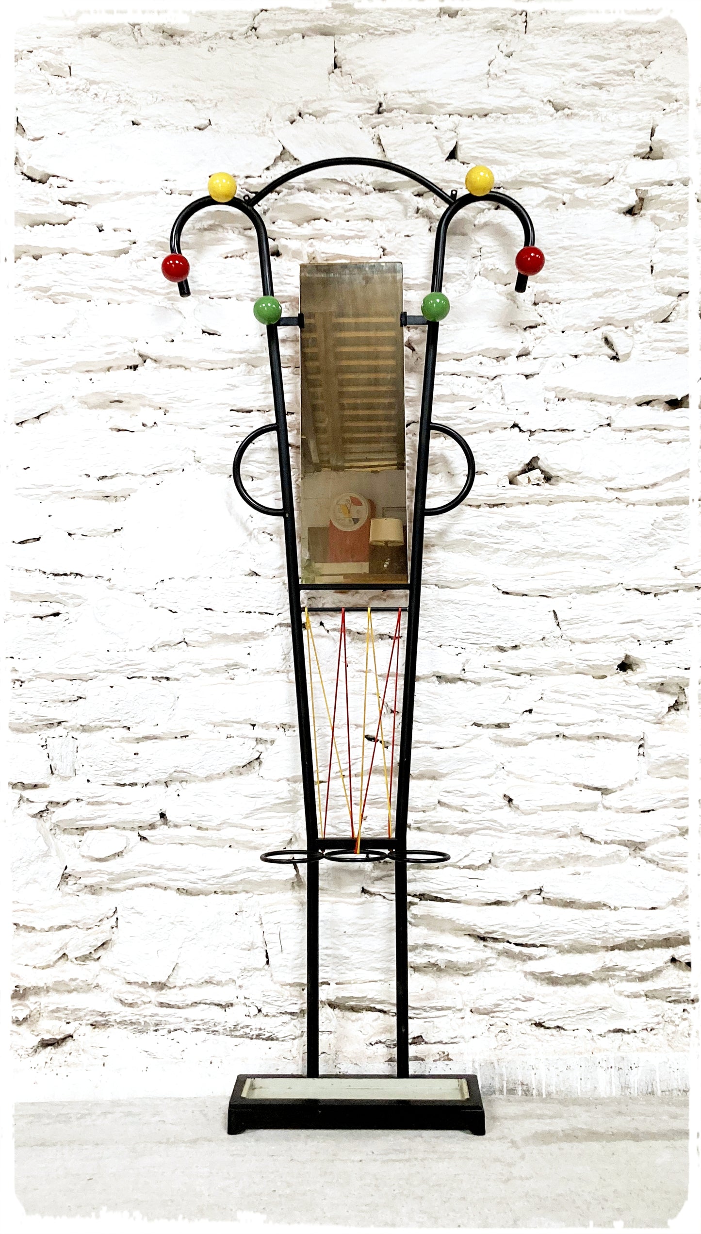 Vestiaire Grand Porte Manteaux Mural Vintage Style Roger Feraud