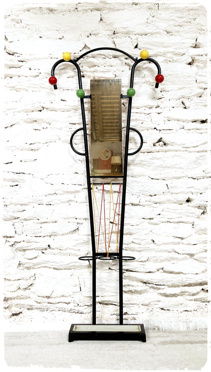 Vestiaire Grand Porte Manteaux Mural Vintage Style Roger Feraud