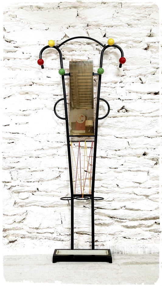 Vestiaire Grand Porte Manteaux Mural Vintage Style Roger Feraud