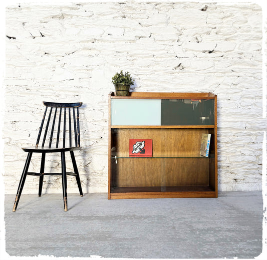 Vitrine Bibus Vintage en Chêne