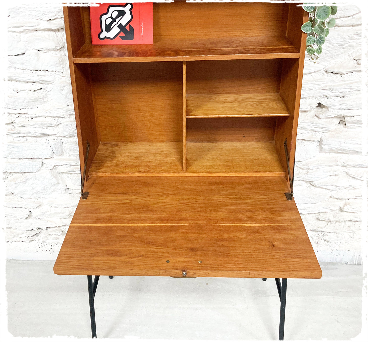 Secrétaire Rangement Vintage Style Hitier