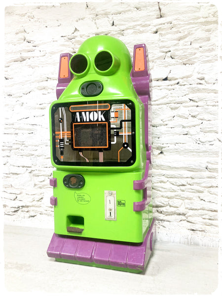 Ancien Distributeur Robot XXL Vintage Années 80 A-MOK