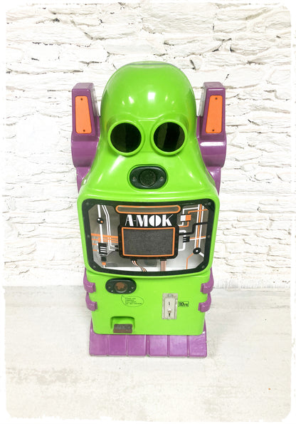Ancien Distributeur Robot XXL Vintage Années 80 A-MOK