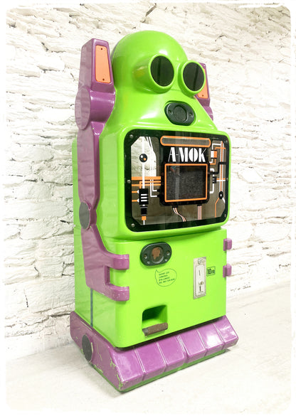 Ancien Distributeur Robot XXL Vintage Années 80 A-MOK