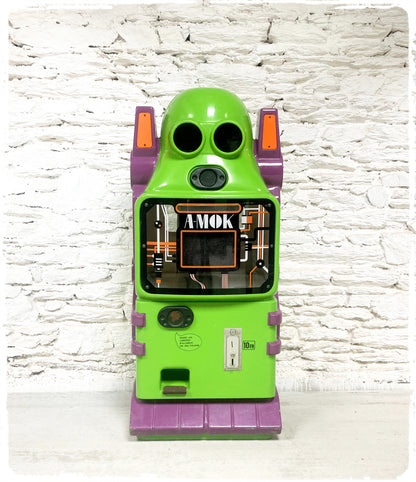 Ancien Distributeur Robot XXL Vintage Années 80 A-MOK
