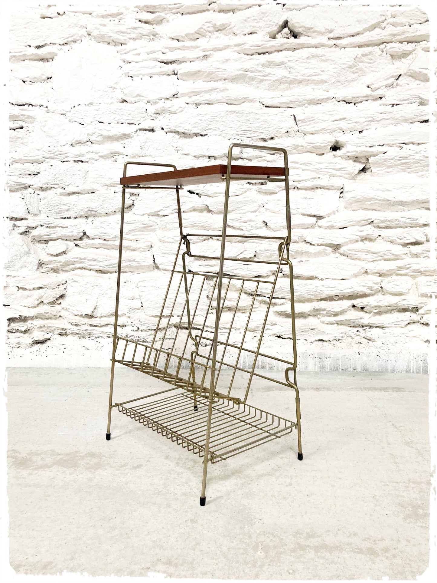 Meuble d'Appoint Bout de Canapé Vintage Filaire