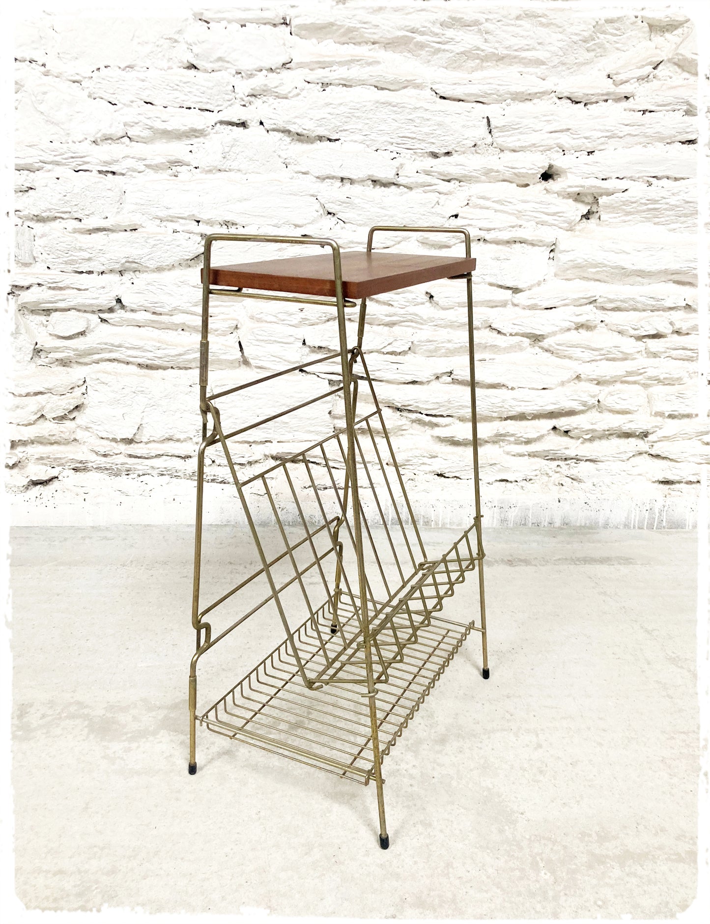 Meuble d'Appoint Bout de Canapé Vintage Filaire