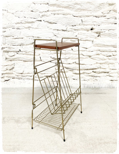 Meuble d'Appoint Bout de Canapé Vintage Filaire