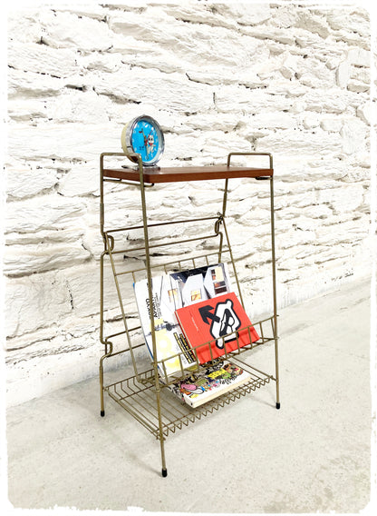 Meuble d'Appoint Bout de Canapé Vintage Filaire