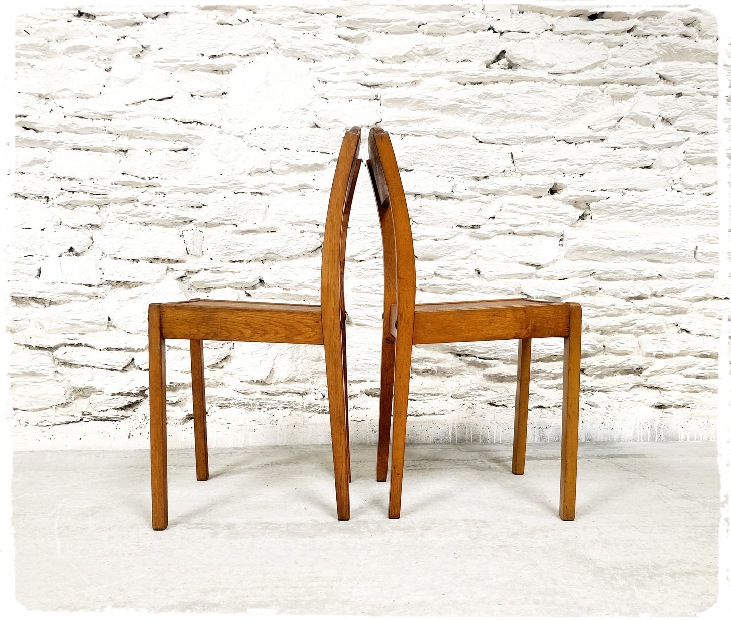 Paire de Chaises Bistrot Vintage Stella Années 30