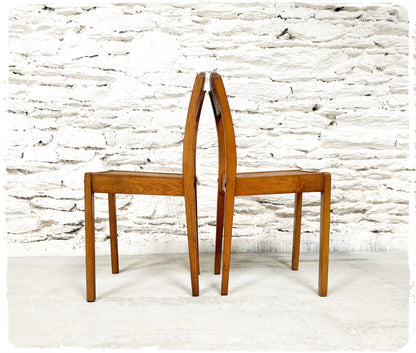 Paire de Chaises Bistrot Vintage Stella Années 30