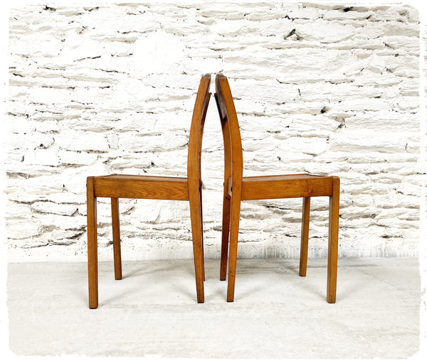 Paire de Chaises Bistrot Vintage Stella Années 30
