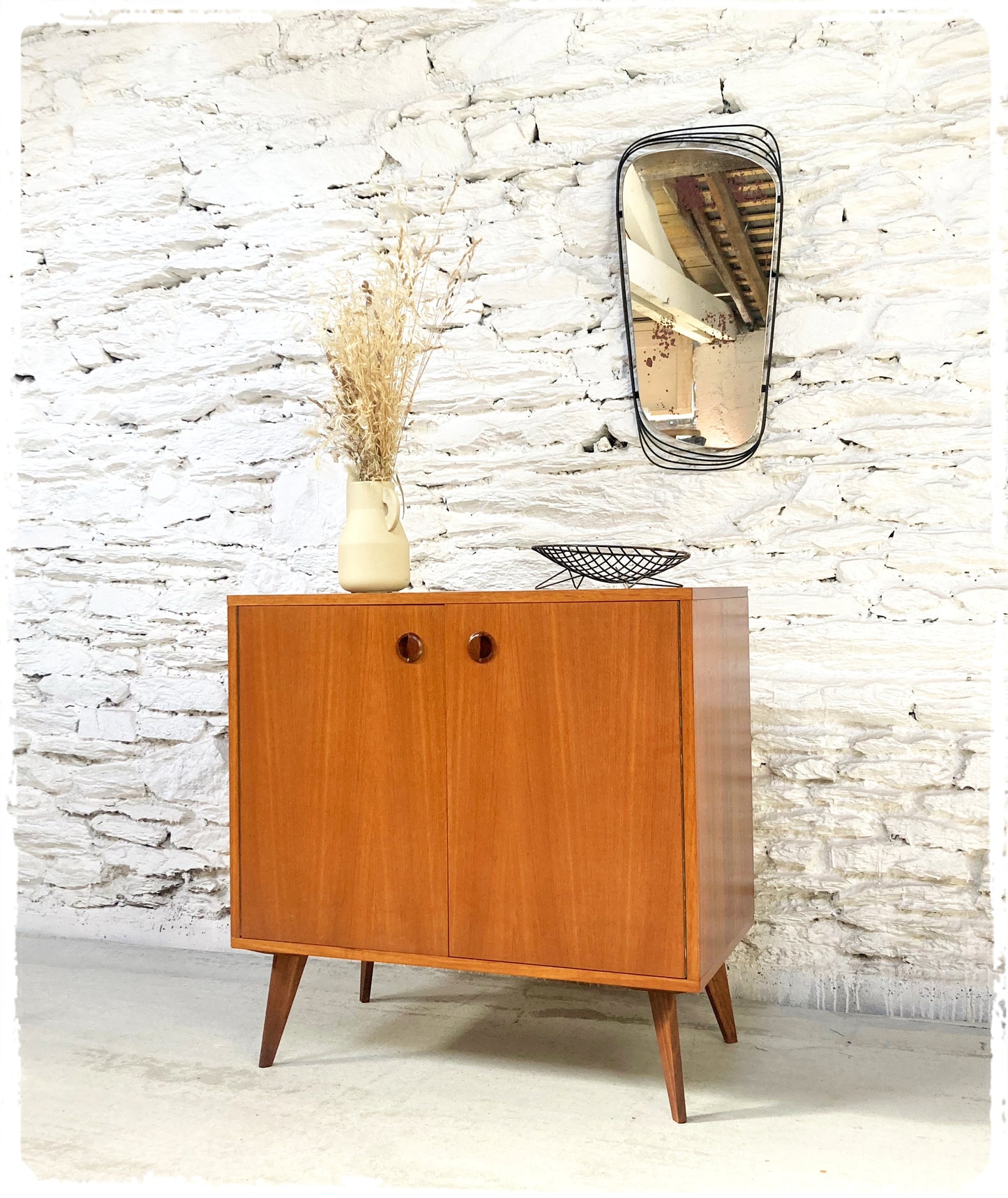Enfilade Vintage Style Scandinave Modulable en Teck