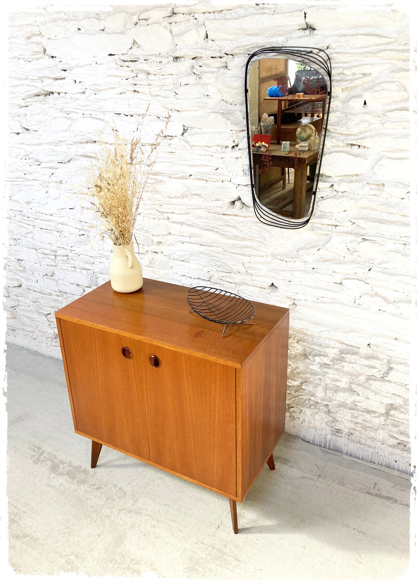Enfilade Vintage Style Scandinave Modulable en Teck