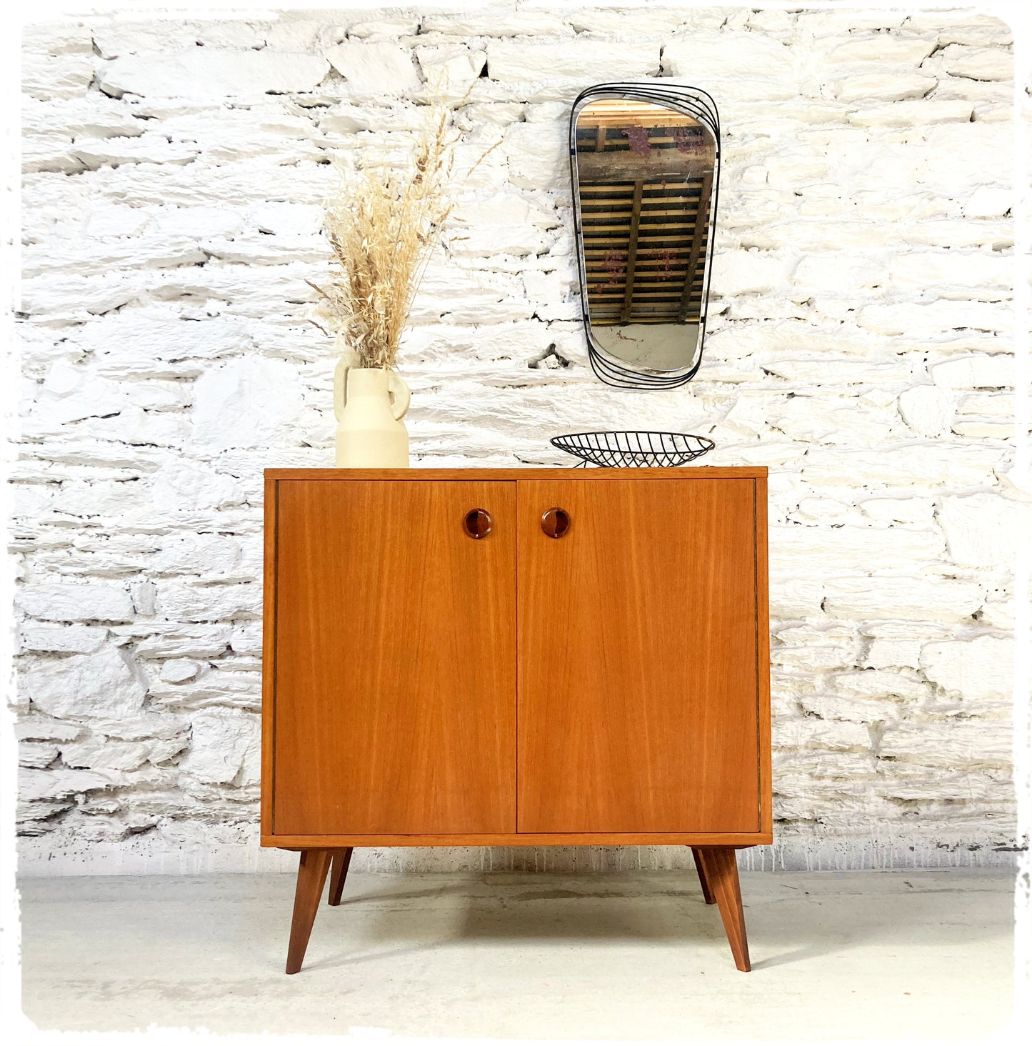 Enfilade Vintage Style Scandinave Modulable en Teck