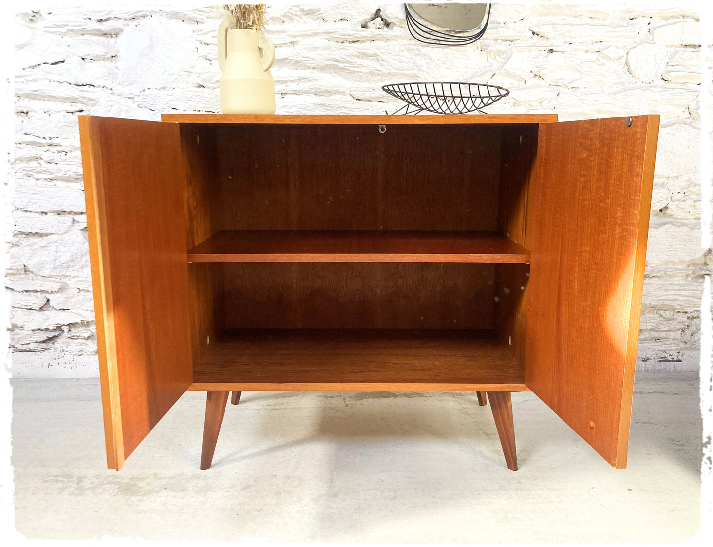 Enfilade Vintage Style Scandinave Modulable en Teck
