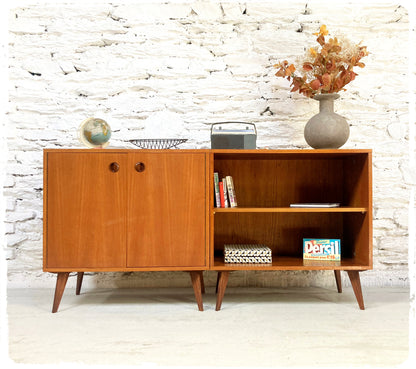 Enfilade Vintage Style Scandinave Modulable en Teck
