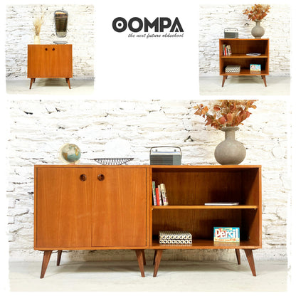 Enfilade Vintage Style Scandinave Modulable en Teck