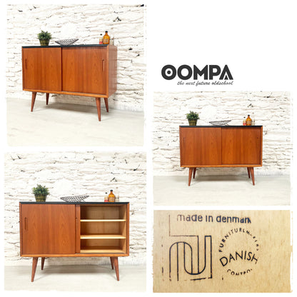 Buffet Bas Vintage Scandinave en Teck Poul HUNDEVAD