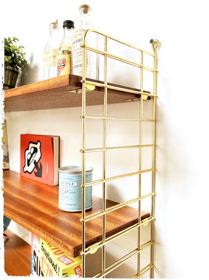 Grande Étagère Murale Vintage Modulable Style String