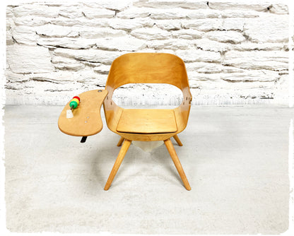 Fauteuil Enfant Vintage Baby Coquille Baumann Pieds Compas