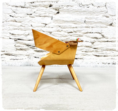 Fauteuil Enfant Vintage Baby Coquille Baumann Pieds Compas