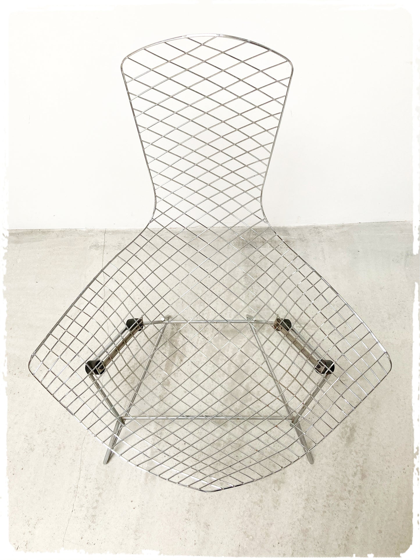 Fauteuil Vintage Bird Harry Bertoia Pour Knoll