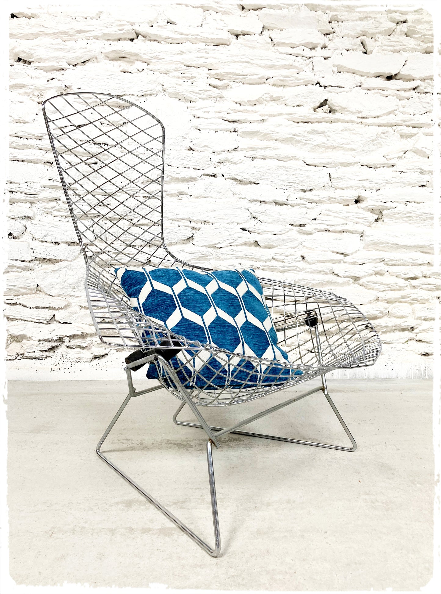 Fauteuil Vintage Bird Harry Bertoia Pour Knoll