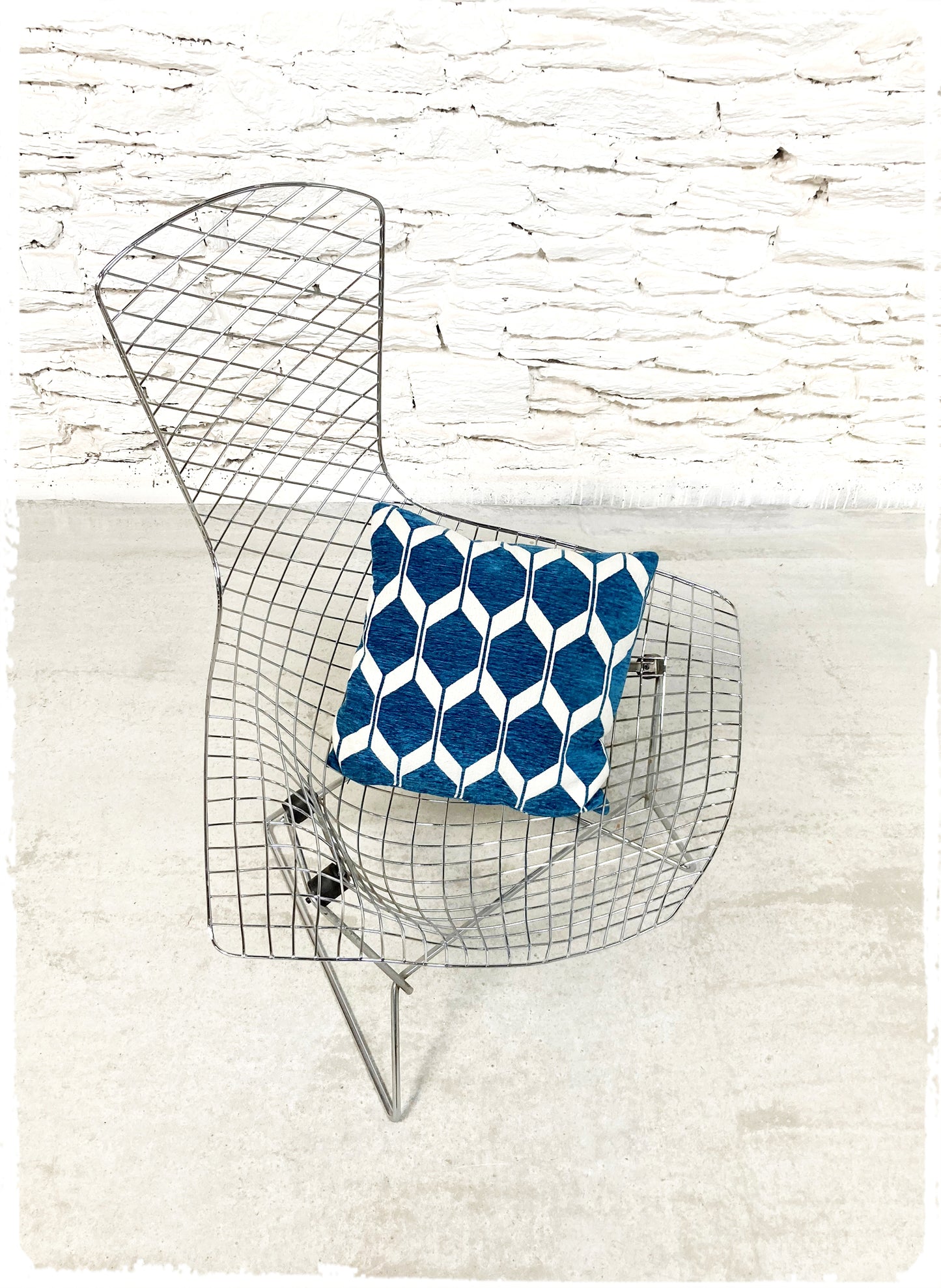 Fauteuil Vintage Bird Harry Bertoia Pour Knoll