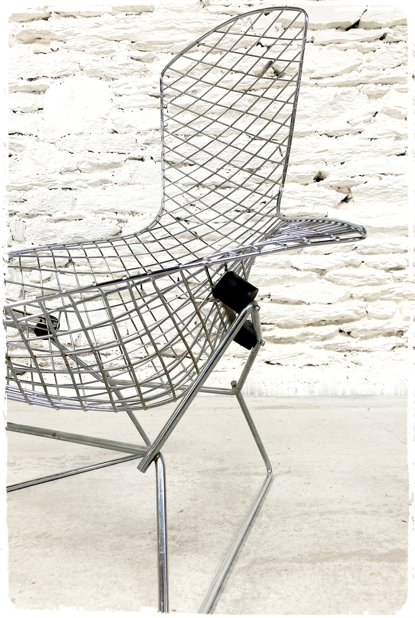 Fauteuil Vintage Bird Harry Bertoia Pour Knoll