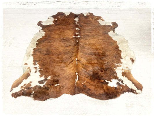 Grand Tapis Peau de Vache Vintage 207 x 190 cm
