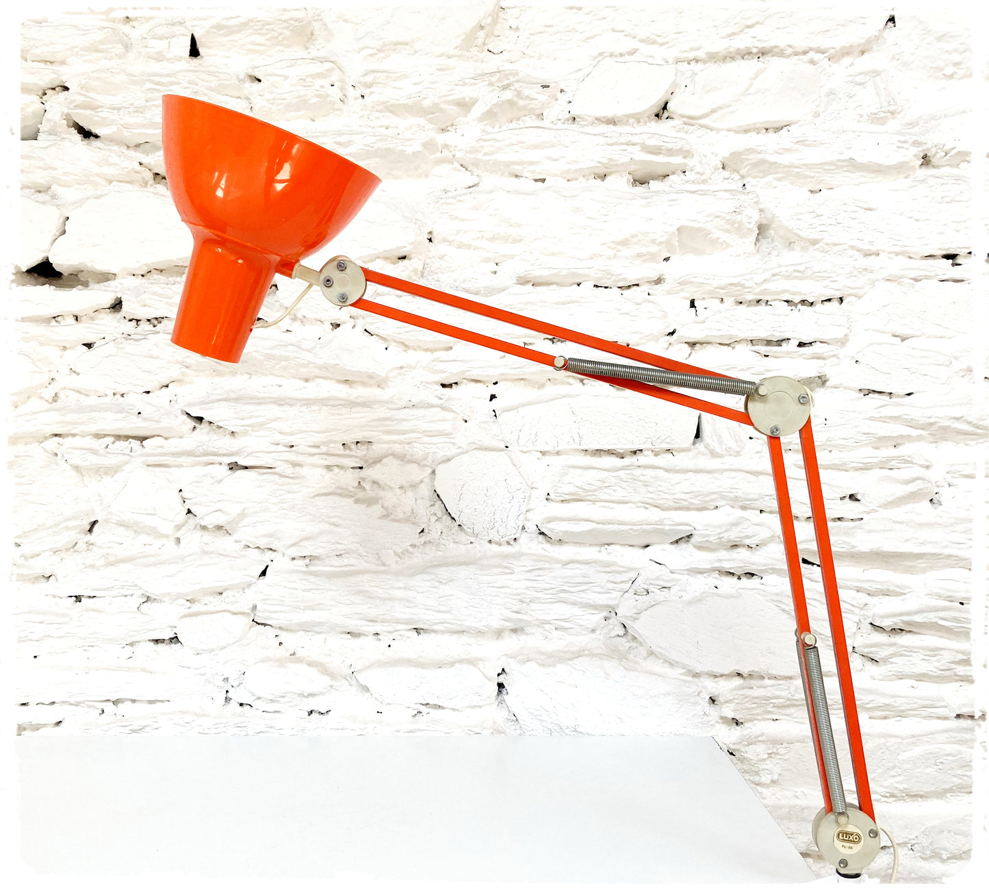 Lampe d'Architecte Vintage Scandinave Luxo PL 85 Jac Jacobsen