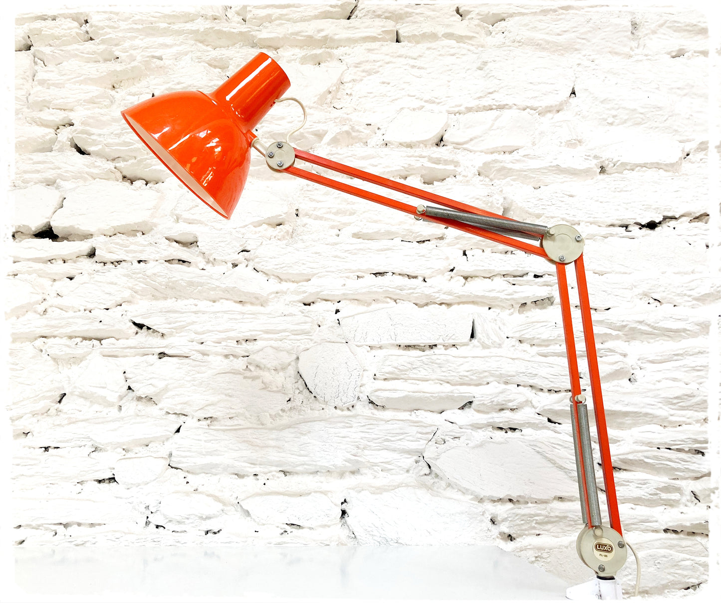 Lampe d'Architecte Vintage Scandinave Luxo PL 85 Jac Jacobsen
