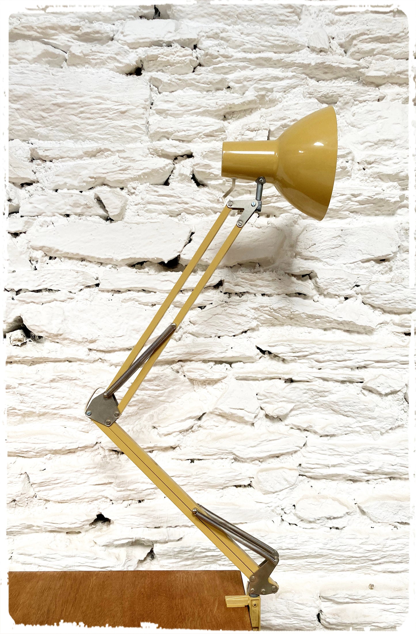 Lampe d'Architecte Vintage Wechselstrom Beige Sahara