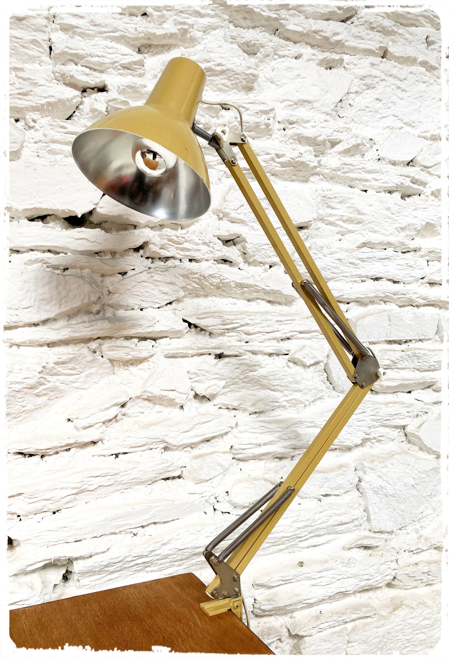 Lampe d'Architecte Vintage Wechselstrom Beige Sahara